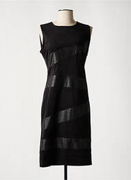Robe mi-longue sans manche sans manche noir MISS TIC femme