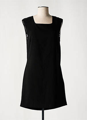 Robe courte sans manche sans manche noir ANA SOUSA femme