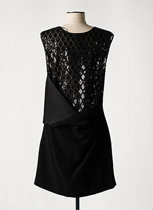 Robe courte sans manche sans manche noir ANA SOUSA femme