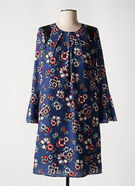 Robe courte manches longues manches longues bleu ANA SOUSA femme