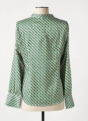 Chemisier coupe cintrée manches longues vert JUS D'ORANGE femme