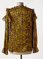 Blouse jaune JUS D'ORANGE pour femme seconde vue