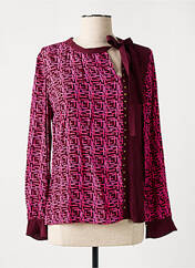 Blouse rose LUCKYLU pour femme seconde vue
