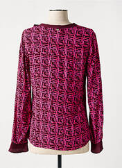 Blouse rose LUCKYLU pour femme seconde vue