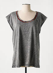 T-shirt gris GOLD & SILVER pour femme seconde vue