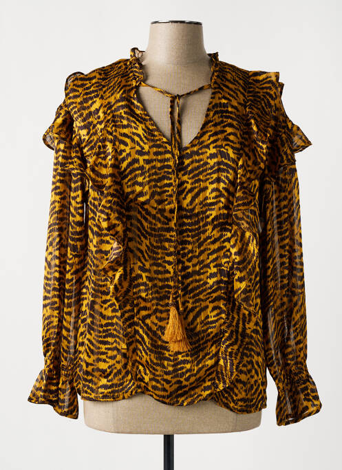 Blouse jaune JUS D'ORANGE pour femme