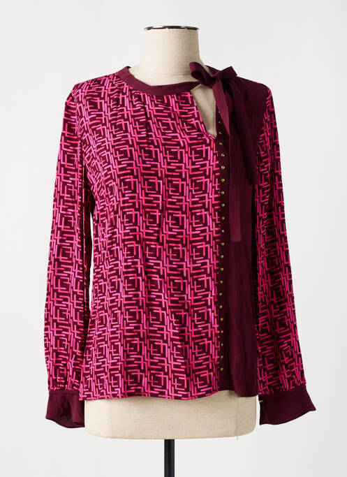 Blouse rose LUCKYLU pour femme