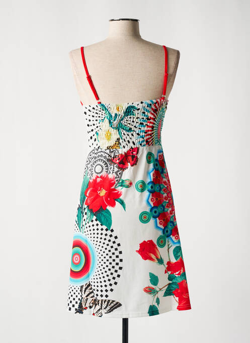 Robe mi-longue blanc 101 IDEES femme