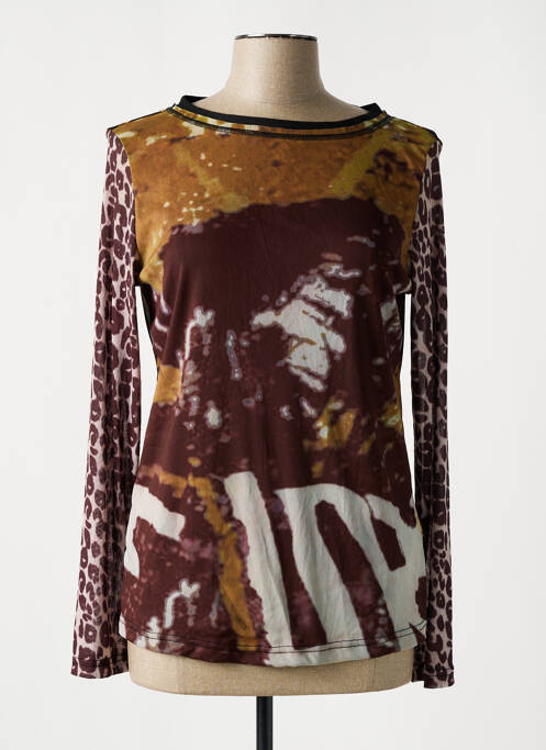 Top marron LULU.H pour femme