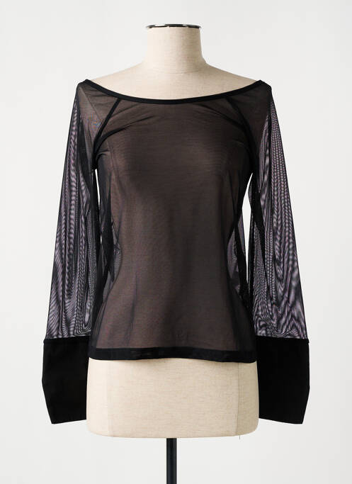 Top noir SAVE THE QUEEN pour femme