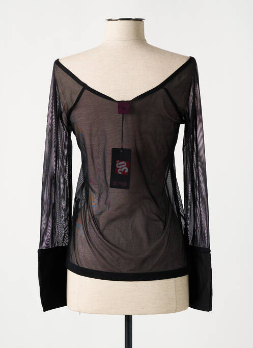 Top noir SAVE THE QUEEN pour femme