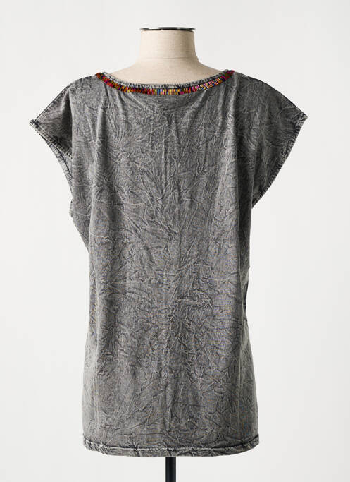 T-shirt gris GOLD & SILVER pour femme