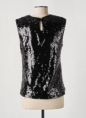 Top sans manche sans manche noir EXQUISS'S femme