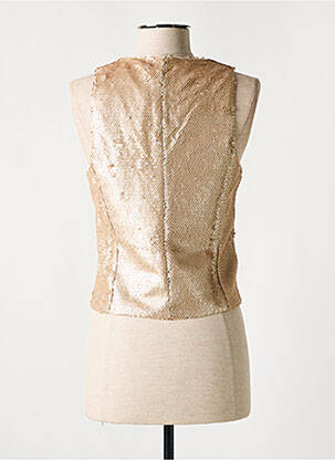 Gilet sans manche coupe cintrée beige EXQUISS'S femme