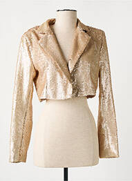 Blazer coupe cintrée beige EXQUISS'S femme