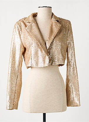 Blazer coupe cintrée beige EXQUISS'S femme