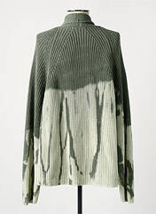 Gilet manches longues vert LAUREN VIDAL pour femme seconde vue