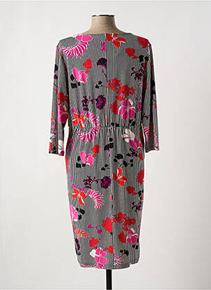 Robe mi-longue manches 3/4 manches 3/4 noir BETTY BARCLAY femme