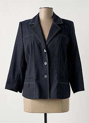 Blazer manches longues bleu GEVANA femme