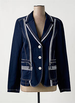 Blazer poches bleu JUST WHITE femme