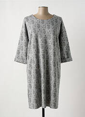 Robe mi-longue gris FRED SABATIER pour femme seconde vue