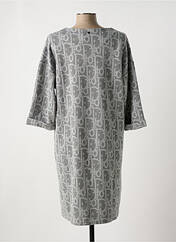 Robe mi-longue gris FRED SABATIER pour femme seconde vue