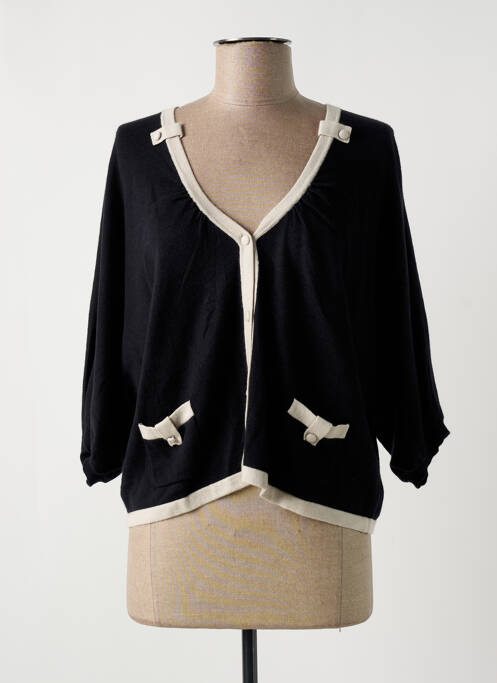 Gilet manches longues bleu LEWINGER pour femme
