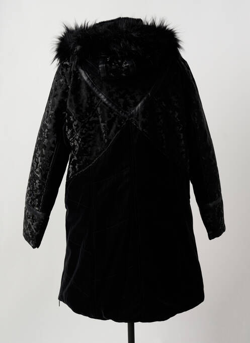 Manteau long noir FRED SABATIER pour femme