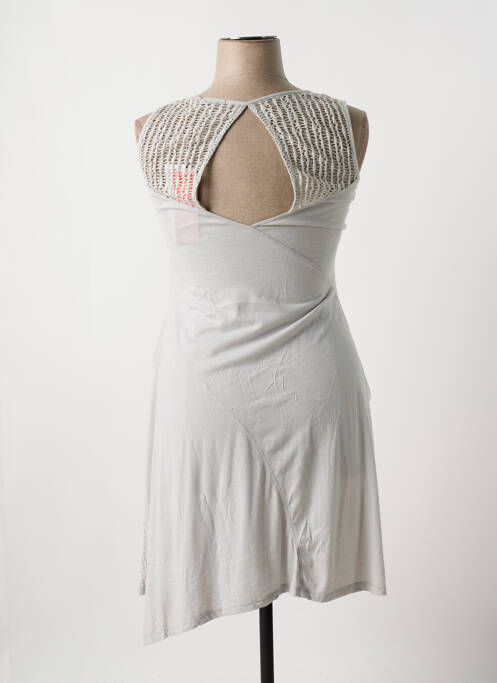 Robe longue gris MALOKA pour femme