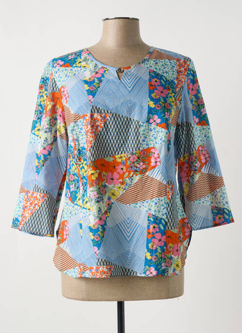 Top bleu GEVANA pour femme