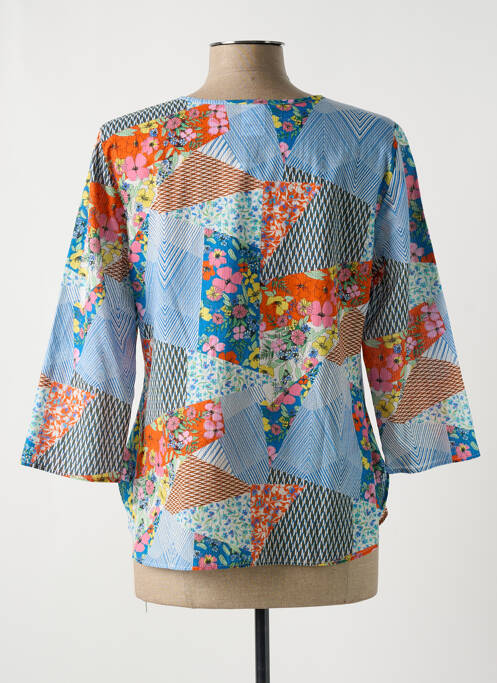 Top bleu GEVANA pour femme