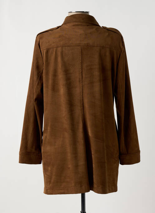 Veste casual marron CHRISTINE LAURE pour femme