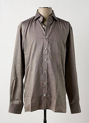 Chemise manches longues manches longues gris ETERNA homme
