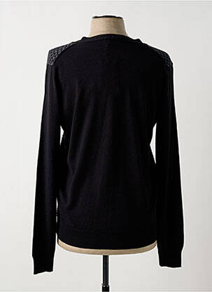 Gilet manches longues col v noir ELLEMME homme