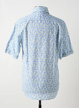 Chemise manches courtes coupe droite bleu ETERNA homme