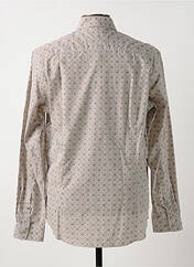 Chemise manches longues beige DELAHAYE pour homme seconde vue