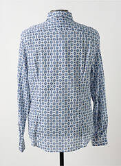 Chemise manches longues bleu DELAHAYE pour homme seconde vue