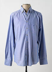 Chemise manches longues bleu FYNCH-HATTON pour homme seconde vue