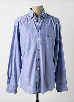 Chemise manches longues bleu FYNCH-HATTON pour homme