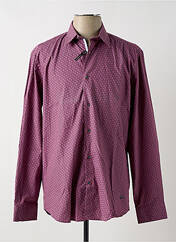 Chemise manches longues violet DELAHAYE pour homme seconde vue