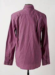 Chemise manches longues violet DELAHAYE pour homme seconde vue