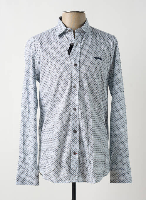 Chemise manches longues blanc DELAHAYE pour homme