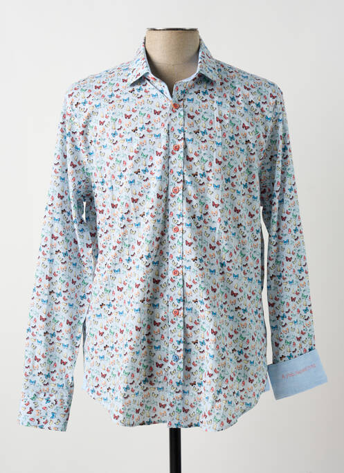 Chemise manches longues bleu A FISH NAMED FRED pour homme