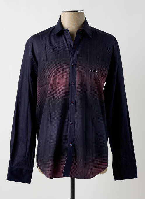 Chemise manches longues bleu MISE AU GREEN pour homme