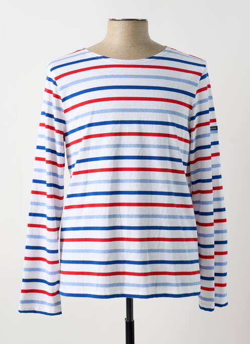 T-shirt bleu SAINT JAMES pour homme