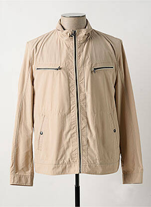 Veste casual coupe droite beige COFOX homme