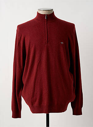 Pull col camionneur manches longues rouge FYNCH-HATTON homme
