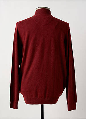 Pull col camionneur manches longues rouge FYNCH-HATTON homme