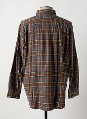 Chemise manches longues marron FYNCH-HATTON pour homme seconde vue