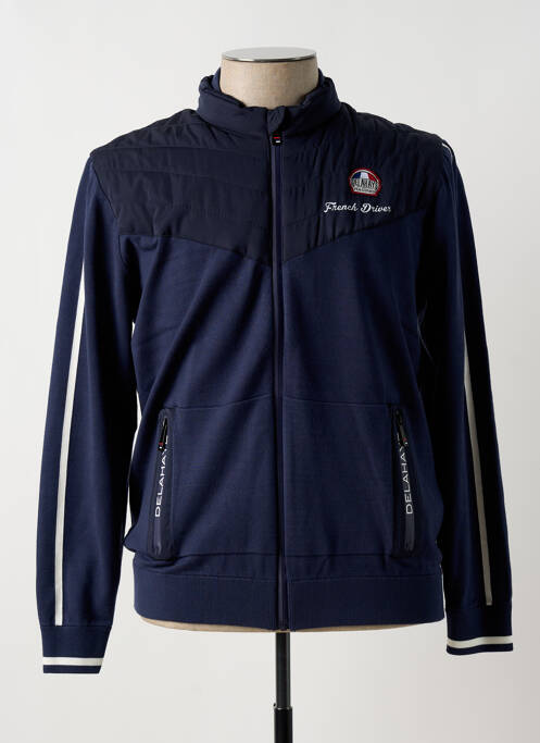 Blouson bleu DELAHAYE pour homme